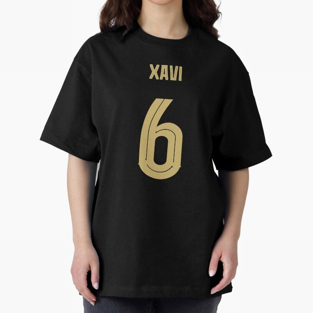 Xavi 6 Barcelona Oversized T-Shirt Discover Match Day Hype around FIFA World Cup 2026, Messi, Portugal, Spain and Germany, Worldwide Fan Energy, Dramatic Goals, Stadium Lights and Championship Celebrations; Ideal for Fans Who Follow Messi,