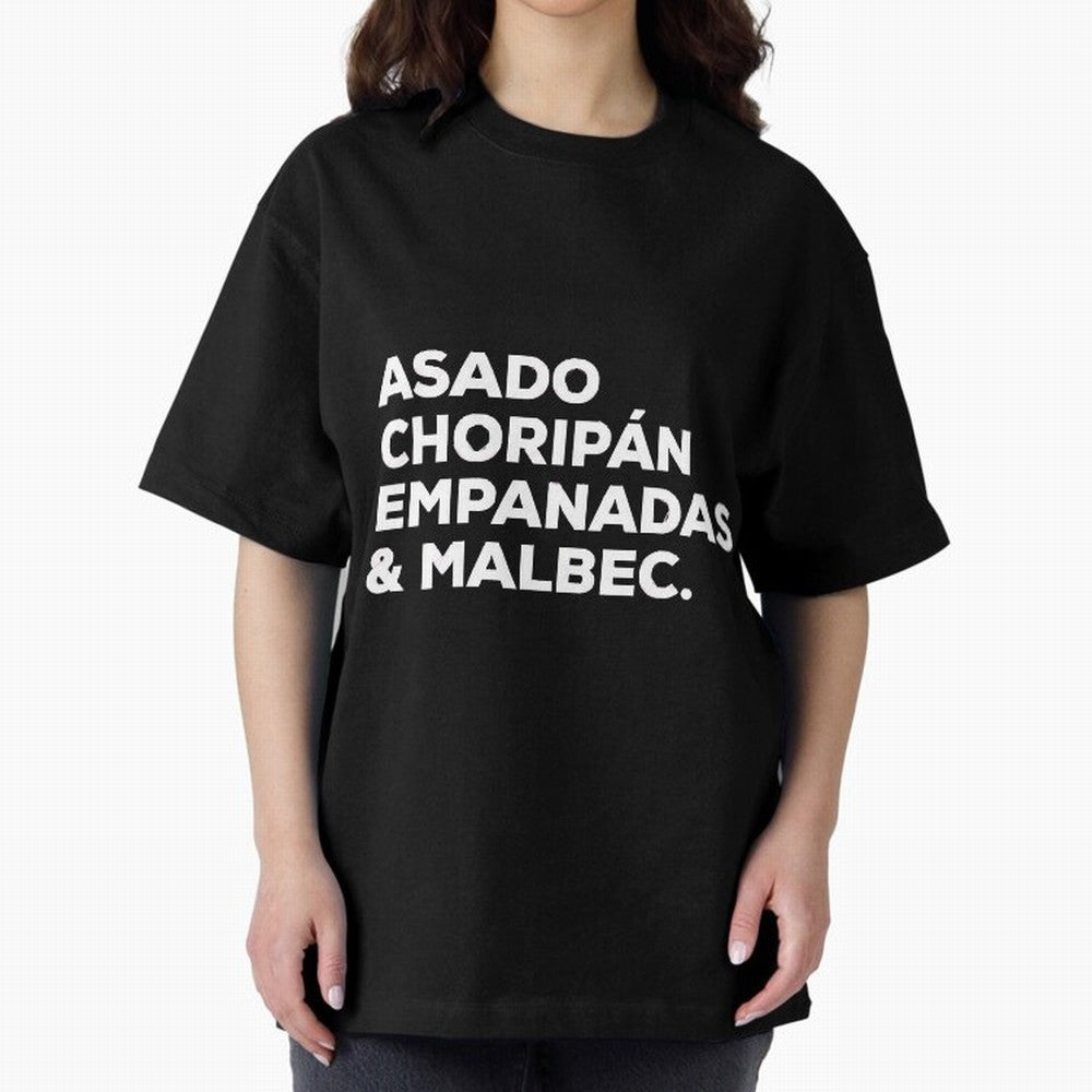 Argentine Cuisine Oversized T-Shirt Back Your Heroes with FIFA World Cup 2026 Filled with Neymar, Argentina, France and Brazil Energy, Stadium Chants, National Pride, Trophy Dreams and Unforgettable Football Memories; Perfect for People Who Love
