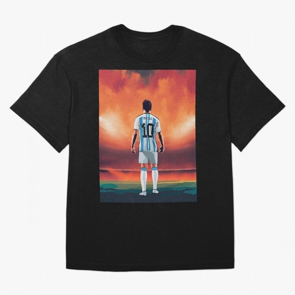 Lionel Leo Messi Graphic T-Shirt Capture FIFA World Cup 2026 Group Stage Spirit, Centered on England, Messi, CR7 and Mbappe, Vintage Soccer Flavor, Modern Football Stars, National Flags and Final Night Emotion; Ideal for Passionate Fans Who Love