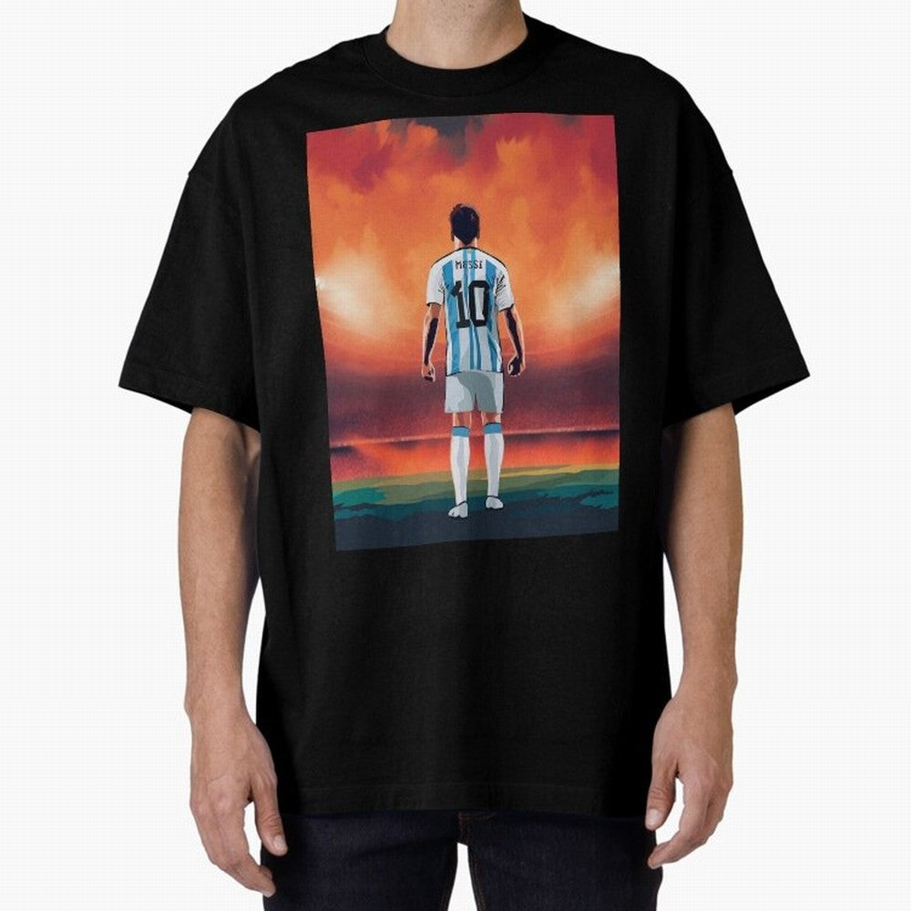 Lionel Leo Messi Graphic T-Shirt Capture FIFA World Cup 2026 Group Stage Spirit, Centered on England, Messi, CR7 and Mbappe, Vintage Soccer Flavor, Modern Football Stars, National Flags and Final Night Emotion; Ideal for Passionate Fans Who Love