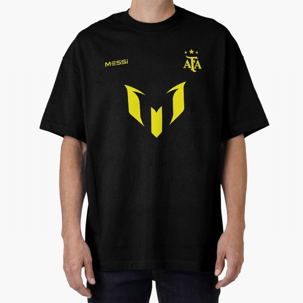Lionel Messi logo - Argentina world champion Premium T-Shirt Bring Trophy Dreams to the FIFA World Cup 2026 Group Stage Journey through Mbappe Highlights, Spain Pride, Stadium Chants, National Pride, Trophy Dreams and Unforgettable Football
