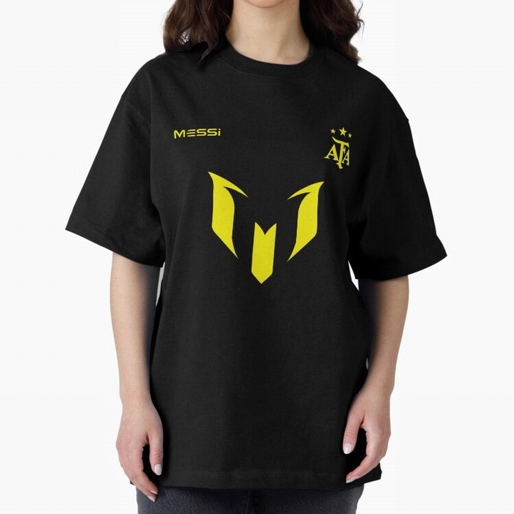 Lionel Messi logo - Argentina world champion Premium T-Shirt Bring Trophy Dreams to the FIFA World Cup 2026 Group Stage Journey through Mbappe Highlights, Spain Pride, Stadium Chants, National Pride, Trophy Dreams and Unforgettable Football