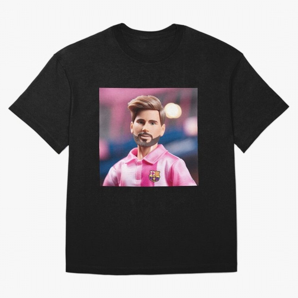 If Messi were a Barbie doll... Premium T-Shirt Support Your Favorite Stars during the FIFA World Cup 2026 USA Canada Mexico Journey through Haaland Highlights, Brazil Pride, Sports Nostalgia, International Competition, Famous Players and