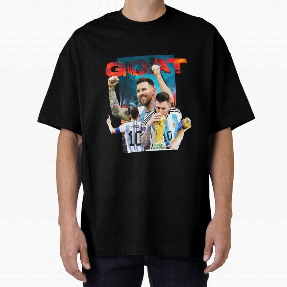 Messi GOAT Premium T-Shirt Celebrate National Team Dreams in Match Day Hype around FIFA World Cup 2026 USA Canada Mexico, CR7, France and Portugal, Match Day Excitement, Supporter Culture, Golden Goals and Global Football Passion; Perfect for