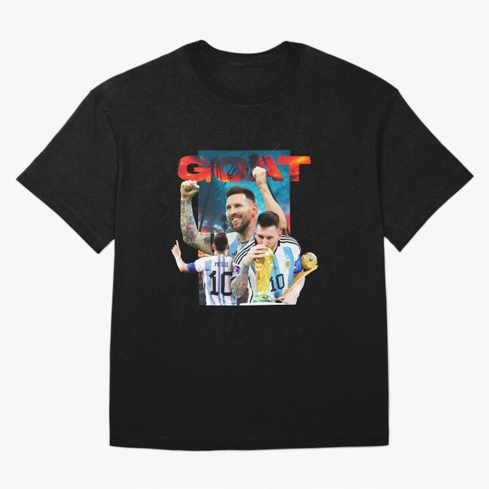 Messi GOAT Premium T-Shirt Celebrate National Team Dreams in Match Day Hype around FIFA World Cup 2026 USA Canada Mexico, CR7, France and Portugal, Match Day Excitement, Supporter Culture, Golden Goals and Global Football Passion; Perfect for