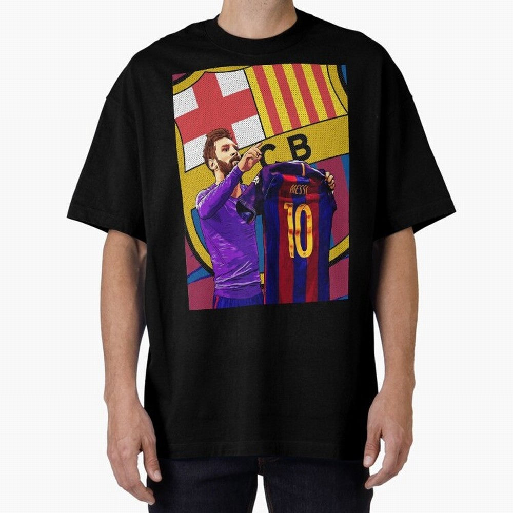 Messi Goat in FC Barcelna Graphic T-Shirt Keep the Legacy of FIFA World Cup 2026 USA Canada Mexico Spirit, Connected to France, Mbappe, Retro Football Energy, Iconic Rivalries, Trophy Chase Drama and Stadium Atmosphere; Great for Watch Parties,
