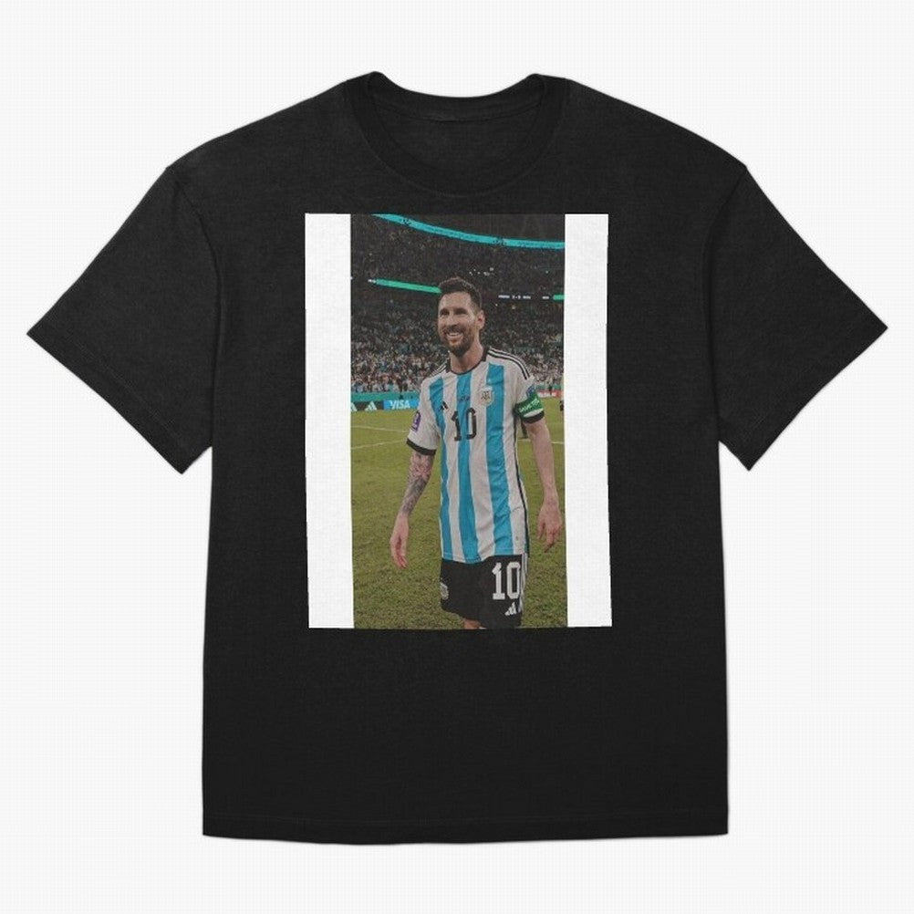 Lionel Messi Graphic T-Shirt Relive Legendary Nights from FIFA World Cup 2026 for Fans of Cristiano Ronaldo, Haaland and CR7 and Spain and Netherlands, Bringing Vintage Soccer Flavor, Modern Football Stars, National Flags and Final Night Emotion;