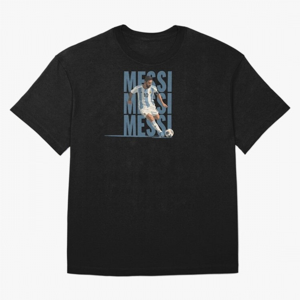 Messi in action Minimalist Graphic Premium T-Shirt Build FIFA World Cup 2026 USA Canada Mexico for Fans of CR7 and Argentina, France and Brazil, Bringing Supporter Pride, Iconic Celebrations, Legendary Names and Global Match Day Energy; Created for