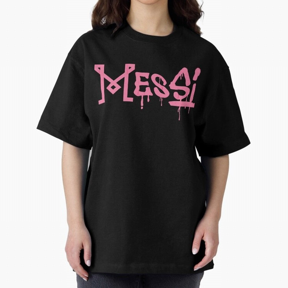 Messi Graffiti Inter Miami Premium T-Shirt Show Match Day Excitement for FIFA World Cup 2026 Group Stage for Fans of Messi, CR7 and Mbappe and Brazil, Bringing Football Festival Excitement, Trophy Ambitions, Country Rivalries and Star Player Buzz;