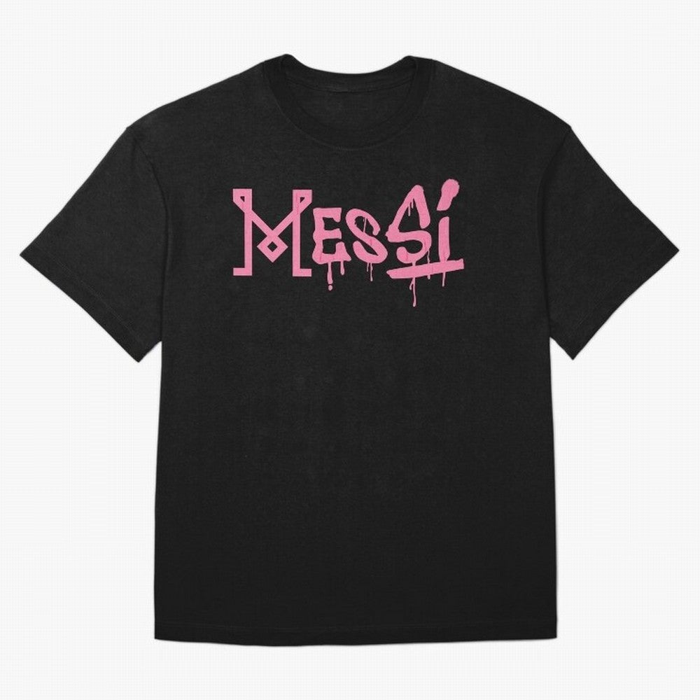 Messi Graffiti Inter Miami Premium T-Shirt Show Match Day Excitement for FIFA World Cup 2026 Group Stage for Fans of Messi, CR7 and Mbappe and Brazil, Bringing Football Festival Excitement, Trophy Ambitions, Country Rivalries and Star Player Buzz;