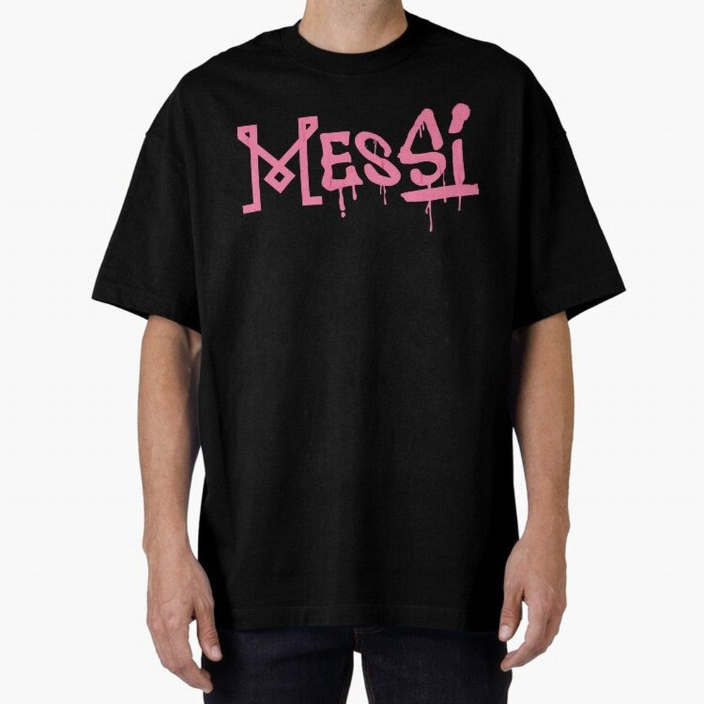Messi Graffiti Inter Miami Premium T-Shirt Show Match Day Excitement for FIFA World Cup 2026 Group Stage for Fans of Messi, CR7 and Mbappe and Brazil, Bringing Football Festival Excitement, Trophy Ambitions, Country Rivalries and Star Player Buzz;