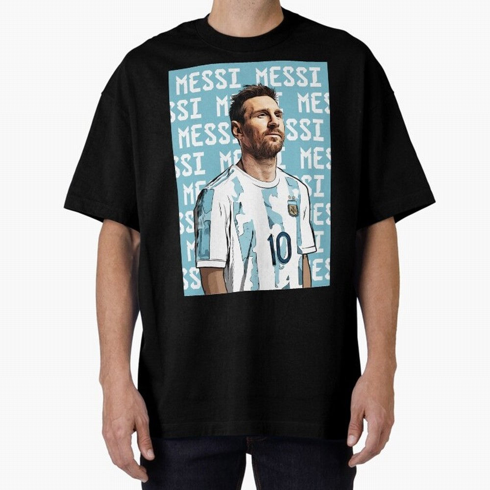 Lionel Messi Premium T-Shirt Get Ready for FIFA World Cup 2026 Group Stage for Fans of Mbappe and Neymar and England, France and Netherlands, Bringing Football History, Final Match Energy, Crowd Noise and Once in a Lifetime Moments; Ideal for