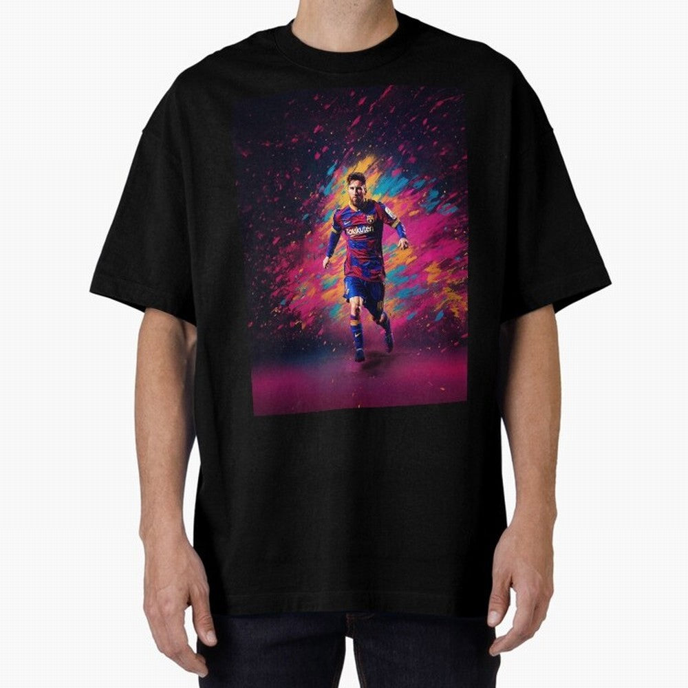 Lionel Messi Graphic T-Shirt Treasure Match Day Hype around FIFA World Cup 2026 USA Canada Mexico, Neymar, Haaland and Cristiano Ronaldo, Spain and Netherlands, Football Festival Excitement, Trophy Ambitions, Country Rivalries and Star Player Buzz;