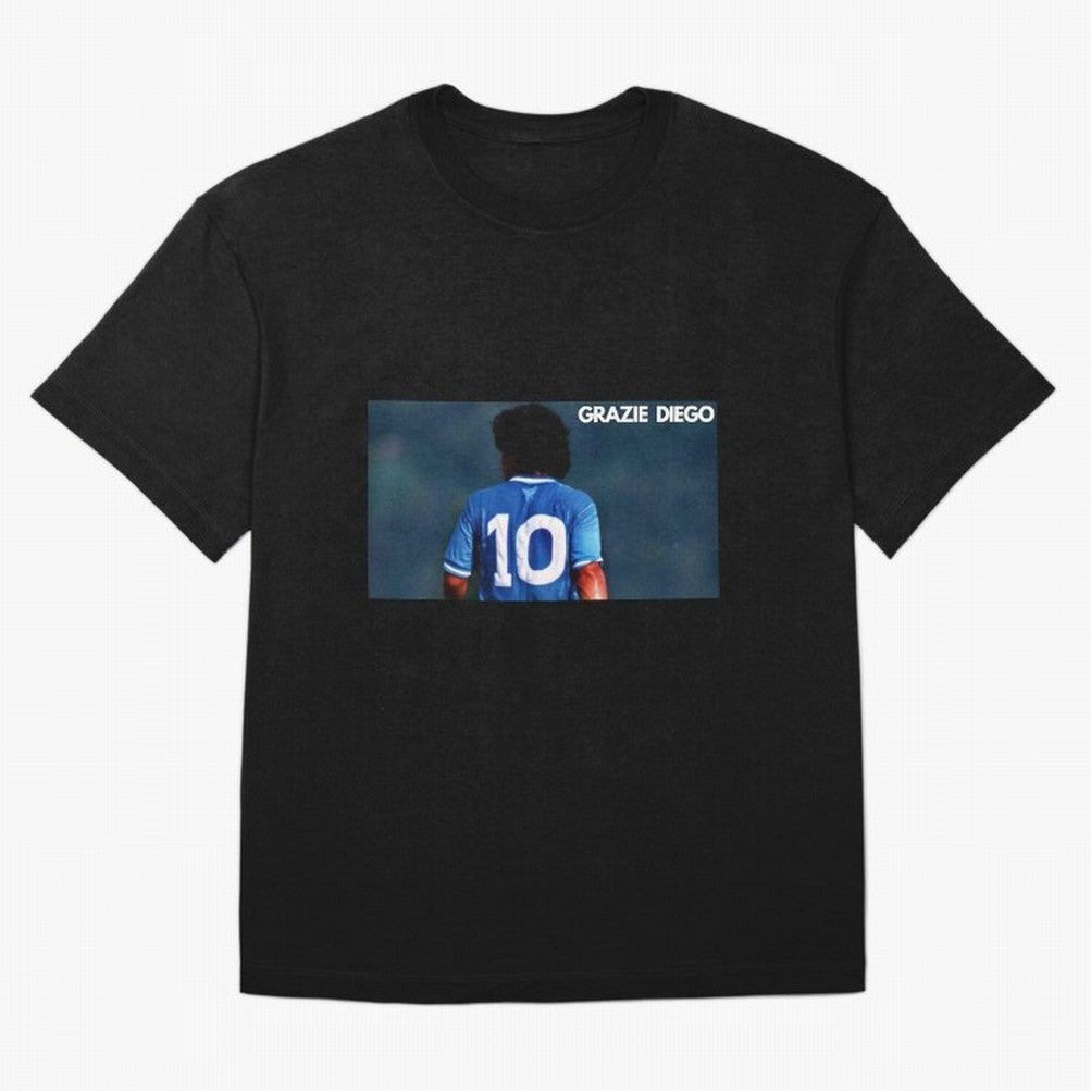 GRAZIE DIEGO! Classic T-Shirt Cheer for Global Football Passion for FIFA World Cup 2026 Group Stage, Driven by Haaland, Brazil, Portugal and Argentina, Championship Spirit, Famous Goals, Roaring Crowds and International Football Unity; Ideal for