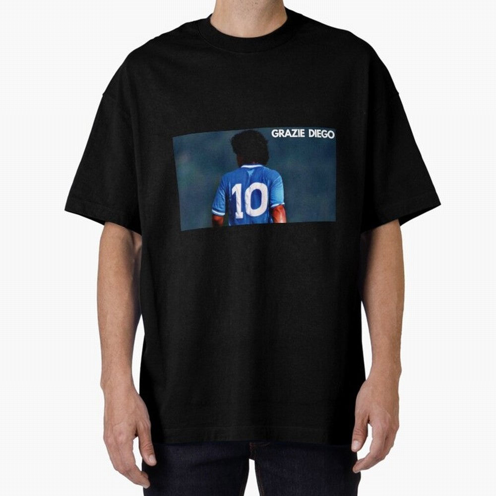 GRAZIE DIEGO! Classic T-Shirt Cheer for Global Football Passion for FIFA World Cup 2026 Group Stage, Driven by Haaland, Brazil, Portugal and Argentina, Championship Spirit, Famous Goals, Roaring Crowds and International Football Unity; Ideal for