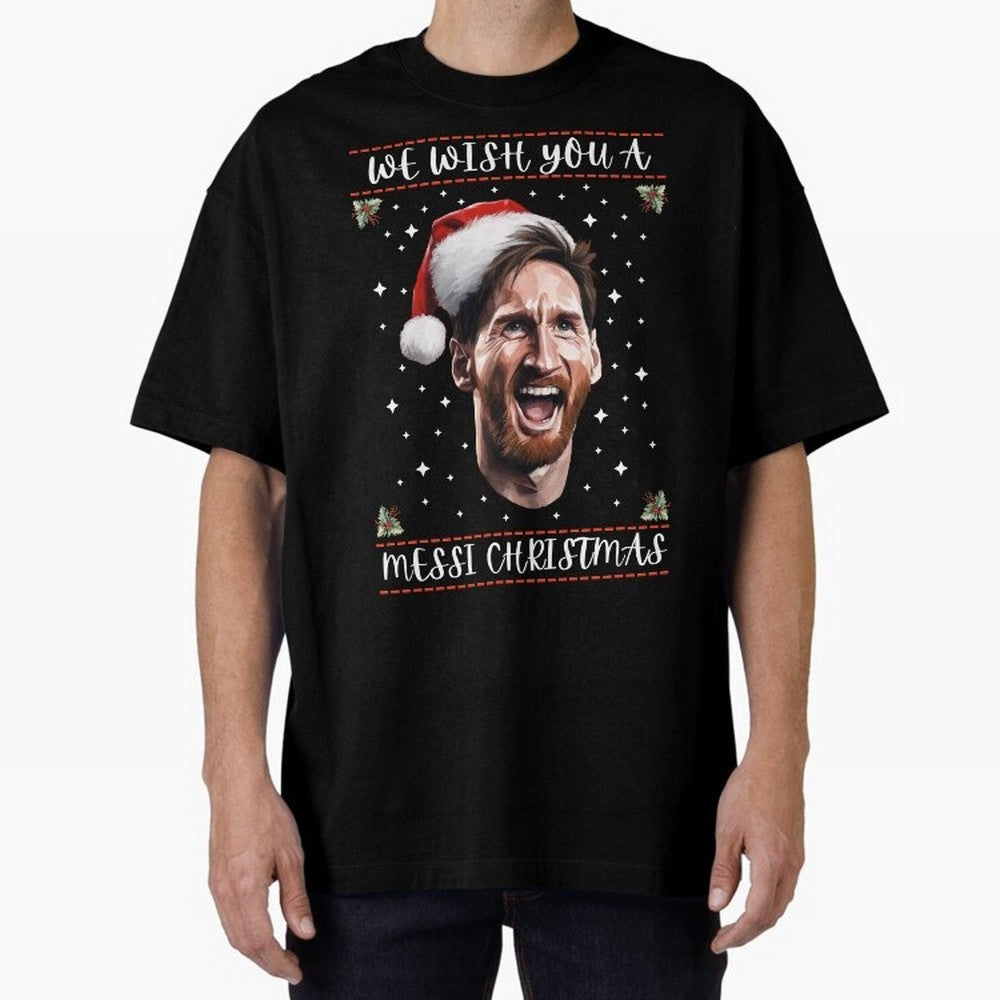 Messi Christmas Shirt ¨C Funny Football Holiday Gift | We Wish You a Messi Christmas Active T-Shirt Bring Champion Energy into the FIFA World Cup 2026 Group Stage Journey through Messi, Neymar and Mbappe Highlights, France Pride, Stadium Memories,