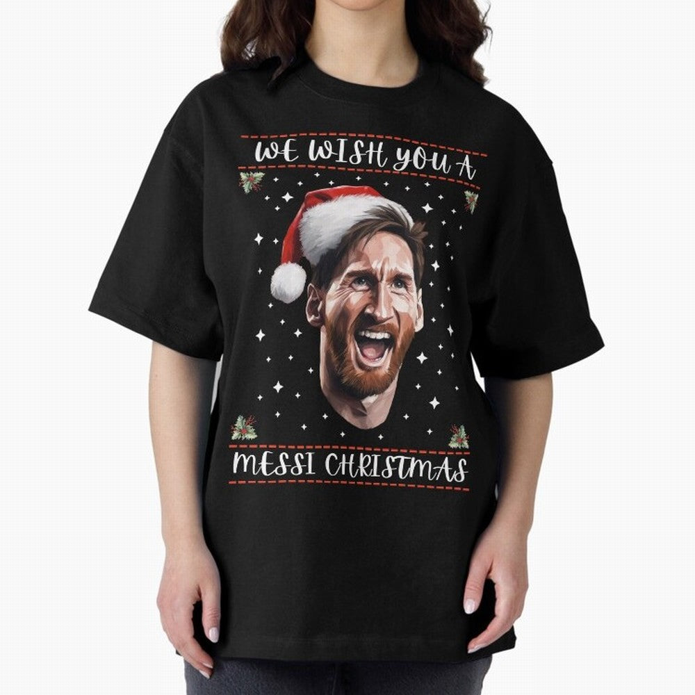Messi Christmas Shirt ¨C Funny Football Holiday Gift | We Wish You a Messi Christmas Active T-Shirt Bring Champion Energy into the FIFA World Cup 2026 Group Stage Journey through Messi, Neymar and Mbappe Highlights, France Pride, Stadium Memories,