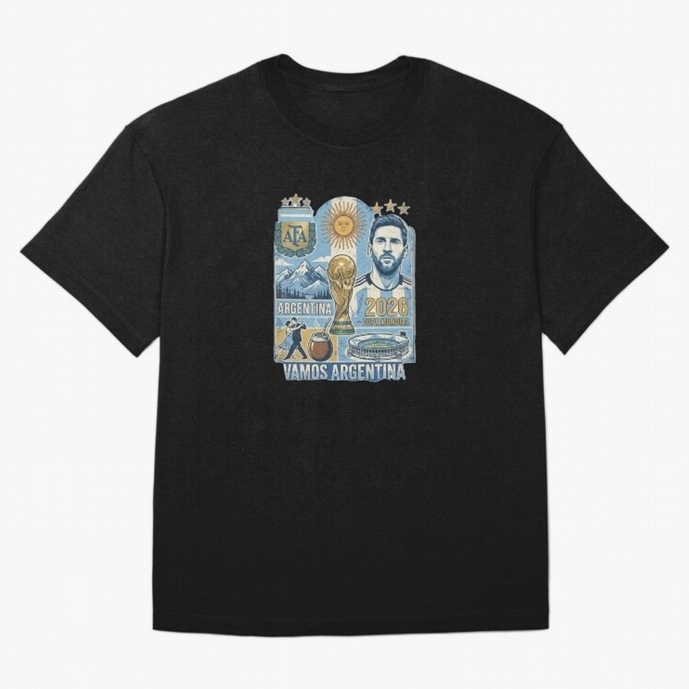 Argentina 2026 ¨C Copa Mundial Spirit Classic T-Shirt Celebrate Rivalries and Pride in FIFA World Cup 2026 Group Stage Driven by Cristiano Ronaldo, Haaland and CR7, Brazil, Portugal and Argentina Energy, Global Supporter Spirit, Legendary Goals,