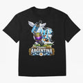 Cancha & Mate Dreams ¨C Argentina Football Heritage - Argentina Football Mate Mascot - Messi 10 Soccer Fan Art Classic T-Shirt Honor Match Day Hype around FIFA World Cup 2026 Group Stage, Haaland and Mbappe, England and Germany, Global Supporter