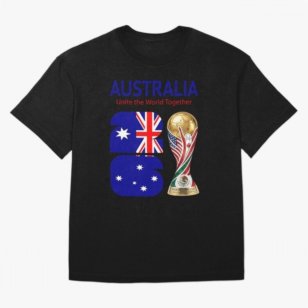 World Cup 2026, AUSTRALIA Classic T-Shirt Live the Energy of the FIFA World Cup 2026 USA Canada Mexico Journey through Neymar Highlights, Brazil Pride, Worldwide Fan Energy, Dramatic Goals, Stadium Lights and Championship Celebrations; Great for