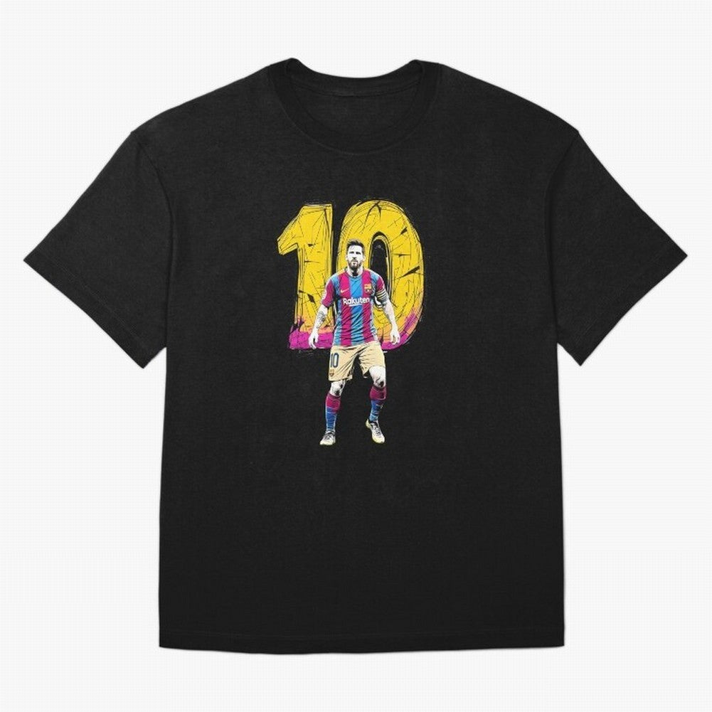 Messi sticker Oversized T-Shirt Make Your Look Match Global Football Passion for FIFA World Cup 2026 USA Canada Mexico, Capturing Neymar, Haaland and Cristiano Ronaldo, Argentina, France and Brazil, Stadium Memories, Football Loyalty, International