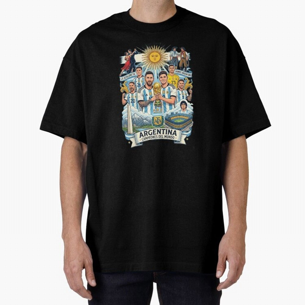 Argentina 2026 ¨C Copa Mundial Spirit Classic T-Shirt Show Love for Legendary Goals in FIFA World Cup 2026 Highlighting Neymar, England Energy, Football Festival Excitement, Trophy Ambitions, Country Rivalries and Star Player Buzz; Made for