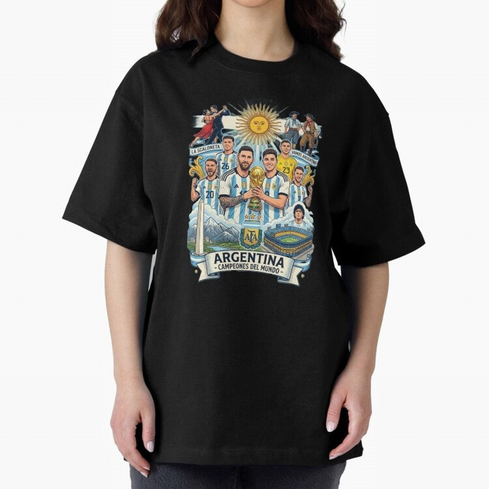 Argentina 2026 ¨C Copa Mundial Spirit Classic T-Shirt Show Love for Legendary Goals in FIFA World Cup 2026 Highlighting Neymar, England Energy, Football Festival Excitement, Trophy Ambitions, Country Rivalries and Star Player Buzz; Made for