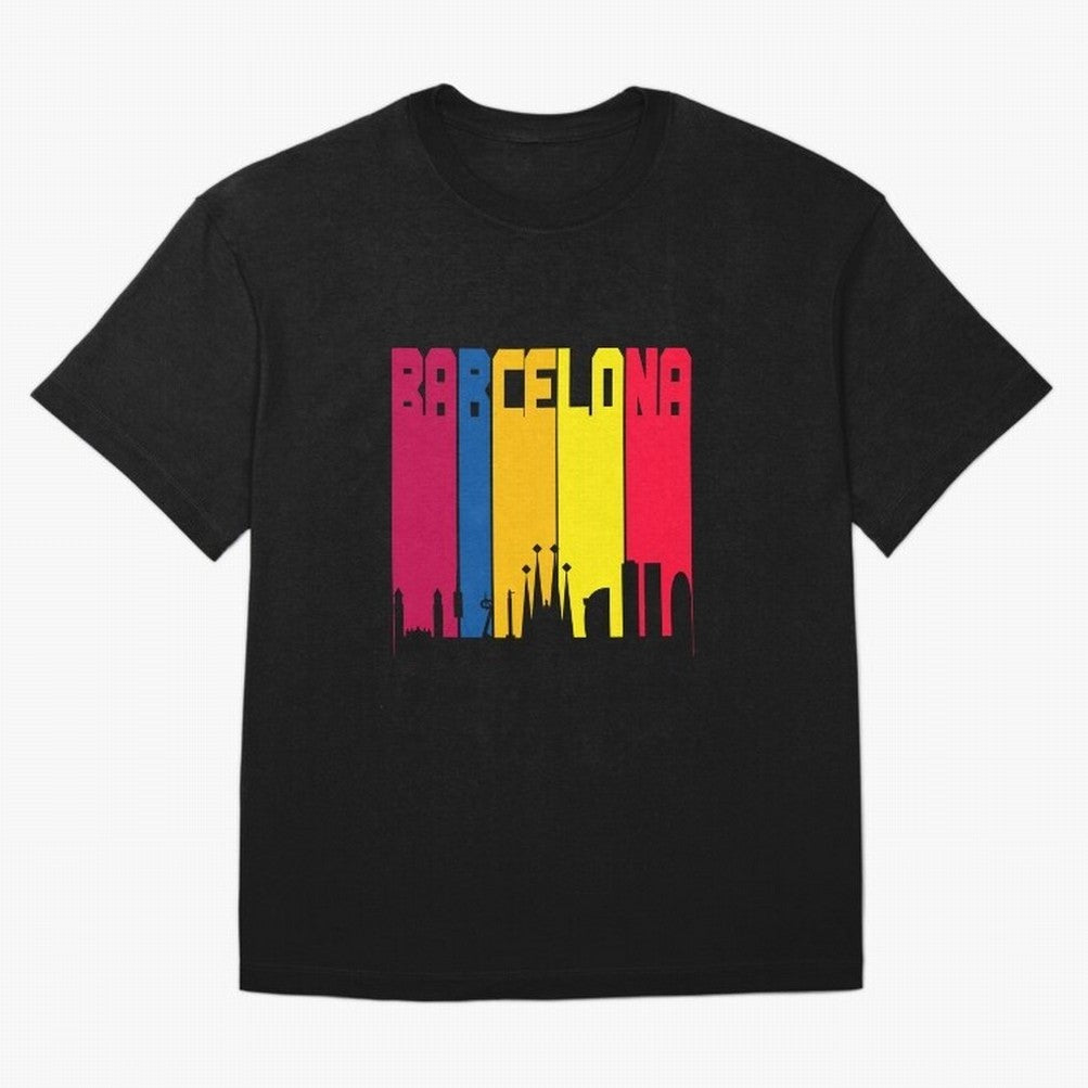 Barcelona Skyline BCN Catalunya Classic T-Shirt Bring Home the FIFA World Cup 2026 Group Stage Journey through Cristiano Ronaldo, Haaland and CR7 Highlights, Argentina and Brazil Pride, Worldwide Fan Energy, Dramatic Goals, Stadium Lights and