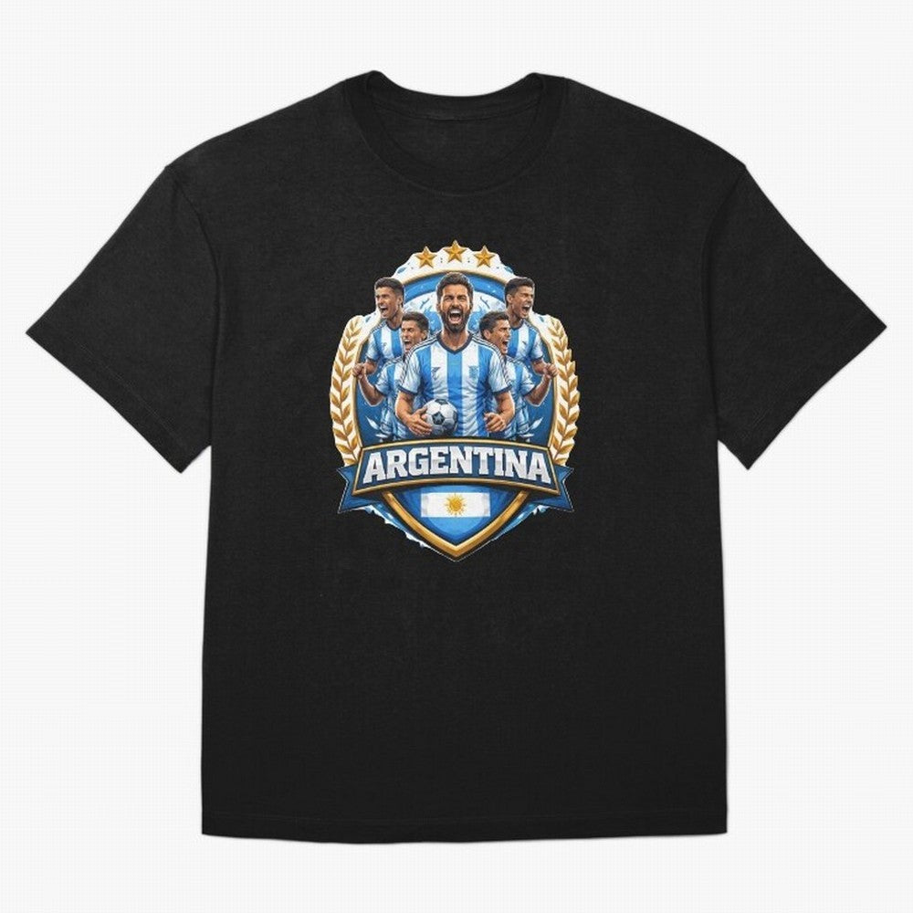 Argentina Football Pride- Albiceleste Soccer Classic T-Shirt Bring Global Tournament Vibes to the FIFA World Cup 2026 Journey through Messi, CR7 and Mbappe Highlights, Portugal, Spain and Germany Pride, Champion Mindset, Group Stage Buzz, Knockout