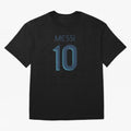 Messi 10 Oversized T-Shirt Carry the Dream of Match Day Hype around FIFA World Cup 2026, CR7 and Messi, Argentina, France and Brazil, Tournament Hype, Historic Matchups, Family Viewing Parties and Global Sports Pride; Built for Supporters Chasing