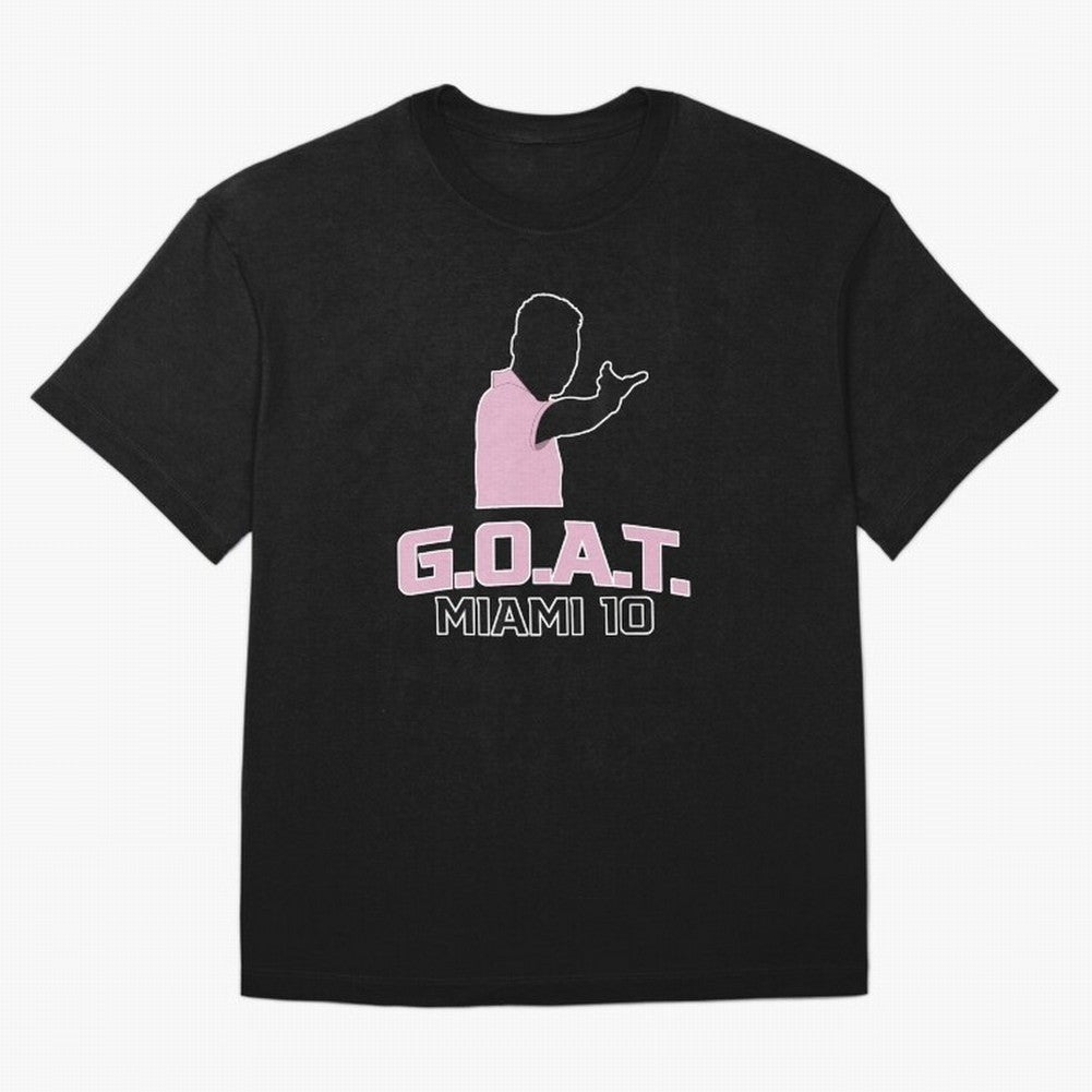GOAT - MIAMI 10 Classic T-Shirt Follow Every Goal of FIFA World Cup 2026 Spirit, Capturing Spain, Messi, CR7 and Mbappe, Football Passion, Legendary Performances, Festival Vibes and Supporter Community; Ideal for Passionate Fans Who Love Underdog