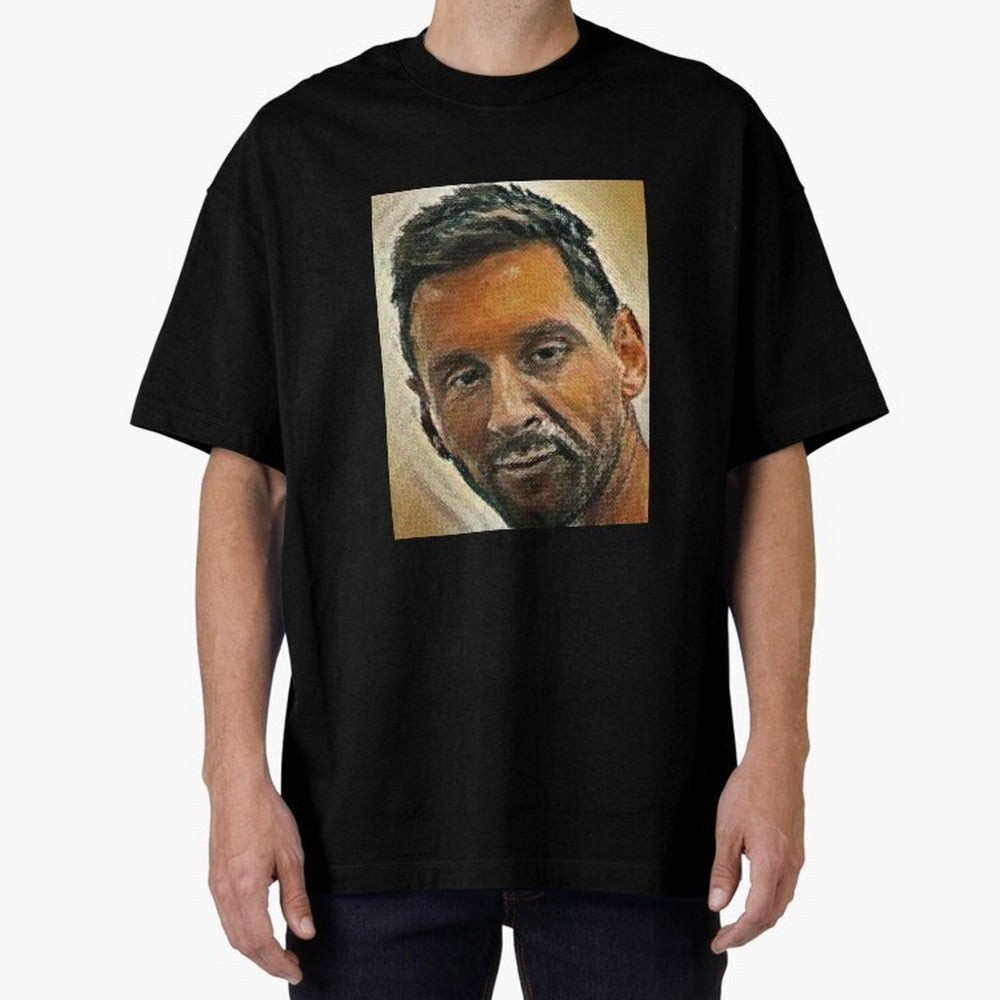 Messi Oversized T-Shirt Celebrate FIFA World Cup 2026 USA Canada Mexico Connected to Haaland and Mbappe, Brazil, Portugal and Argentina Energy, Fan Favorite Moments, National Team Passion, Big Match Drama and Soccer History; Great for Supporters
