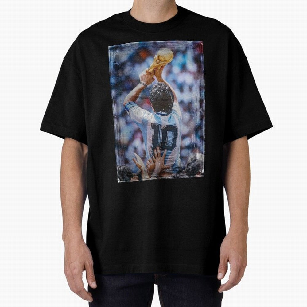 Diego Maradona Champion Classic T-Shirt Share the Excitement of FIFA World Cup 2026 Group Stage for Fans of Messi, Neymar and Mbappe and Spain, Bringing Classic Soccer Heritage, Championship Pressure, Fan Loyalty and International Pride; Perfect