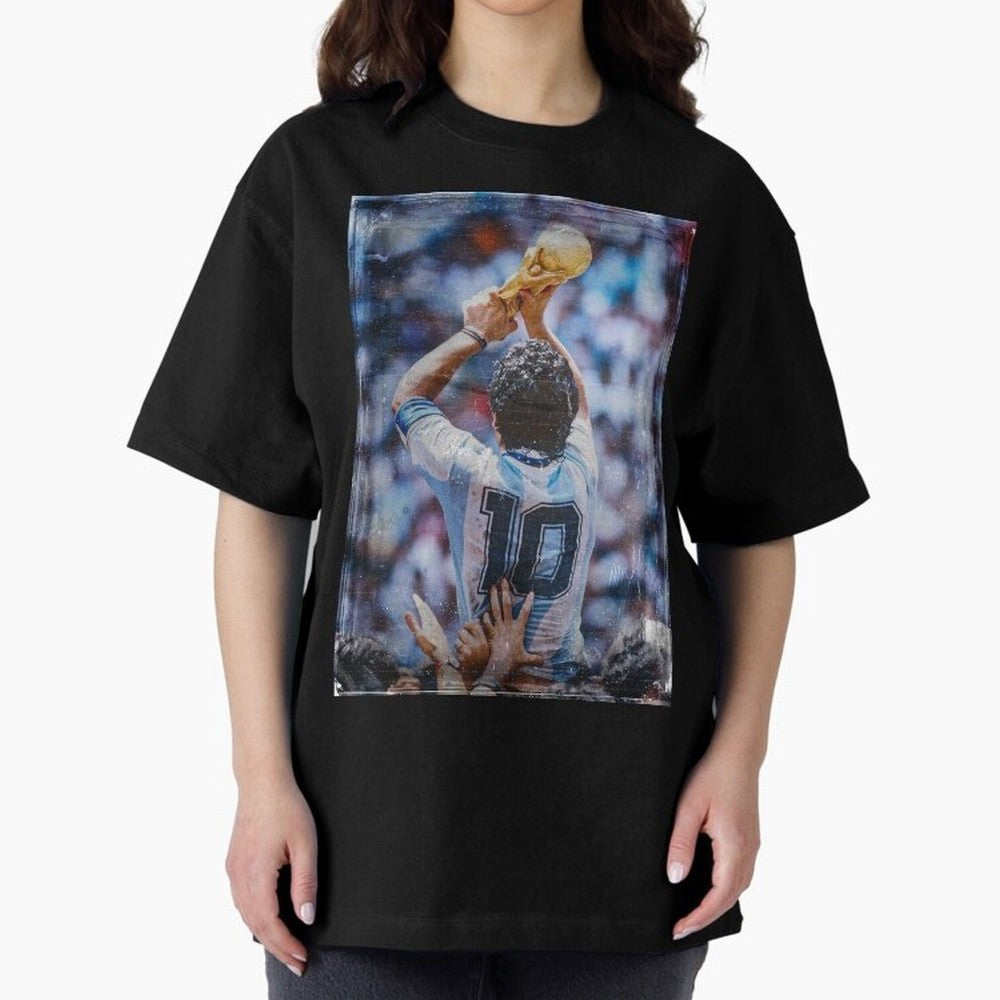 Diego Maradona Champion Classic T-Shirt Share the Excitement of FIFA World Cup 2026 Group Stage for Fans of Messi, Neymar and Mbappe and Spain, Bringing Classic Soccer Heritage, Championship Pressure, Fan Loyalty and International Pride; Perfect