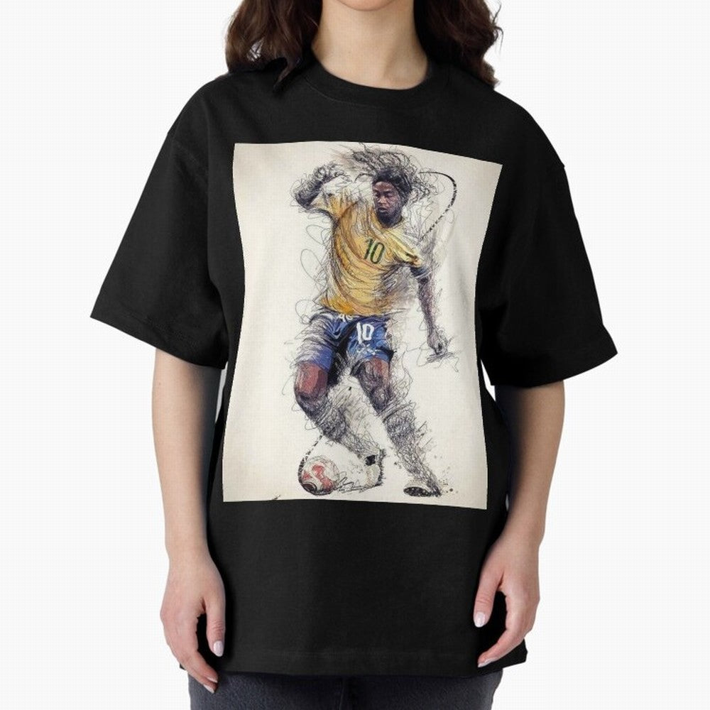 Ronaldinho Classic T-Shirt Bring Trophy Dreams to the FIFA World Cup 2026 USA Canada Mexico Journey through Cristiano Ronaldo Highlights, France and Portugal Pride, Worldwide Fan Energy, Dramatic Goals, Stadium Lights and Championship Celebrations;