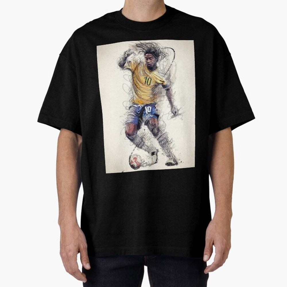 Ronaldinho Classic T-Shirt Bring Trophy Dreams to the FIFA World Cup 2026 USA Canada Mexico Journey through Cristiano Ronaldo Highlights, France and Portugal Pride, Worldwide Fan Energy, Dramatic Goals, Stadium Lights and Championship Celebrations;