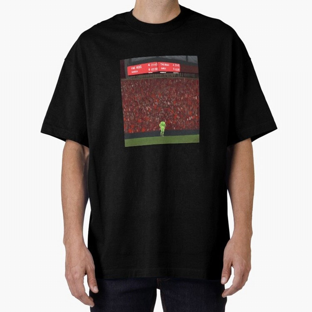 Liverpool 4-0 Barcelona painting Classic T-Shirt Remember Iconic Moments from Match Day Hype around FIFA World Cup 2026 Group Stage, Haaland and Mbappe, England, Supporter Pride, Iconic Celebrations, Legendary Names and Global Match Day Energy;