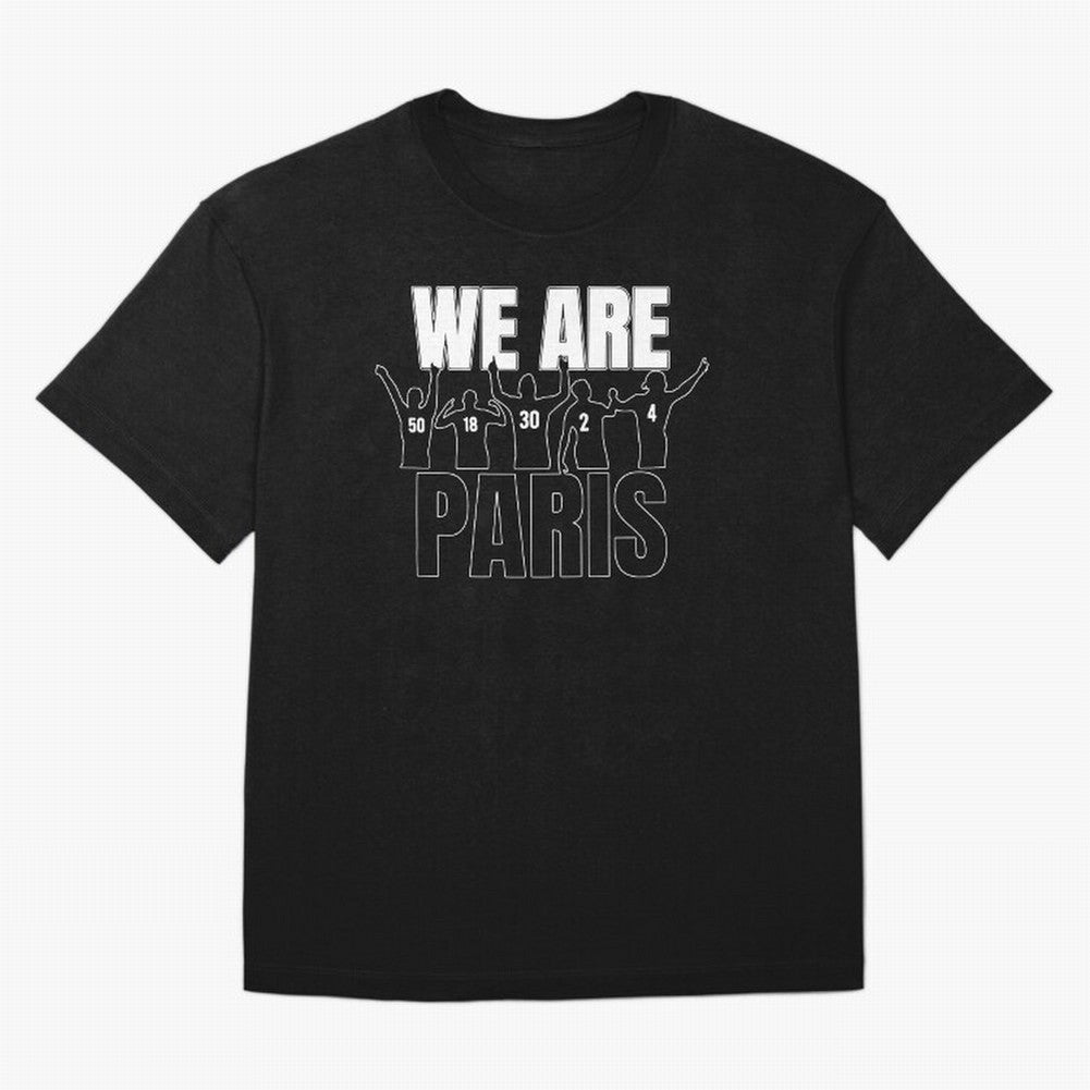We are Paris Oversized T-Shirt Show Your Love for the FIFA World Cup 2026 Journey through Cristiano Ronaldo, Haaland and CR7 Highlights, England and Germany Pride, Stadium Chants, National Pride, Trophy Dreams and Unforgettable Football Memories;