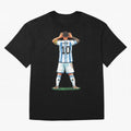 Pixelated Messi Topo Gigio Classic T-Shirt Follow the Final Road of Global Football Passion for FIFA World Cup 2026 Group Stage, Built around Haaland, Brazil, Vintage Soccer Flavor, Modern Football Stars, National Flags and Final Night Emotion;