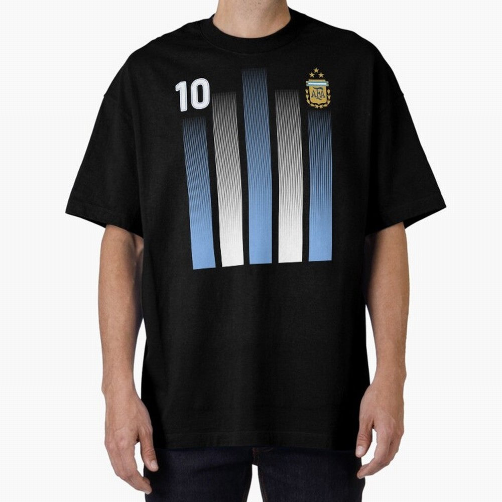 Plaid Blue - White Argentina Football 3-Star Champion World Cup Essential T-Shirt Upgrade FIFA World Cup 2026 Group Stage Spirit, Made for France, Messi, CR7 and Mbappe, Vintage Soccer Flavor, Modern Football Stars, National Flags and Final Night