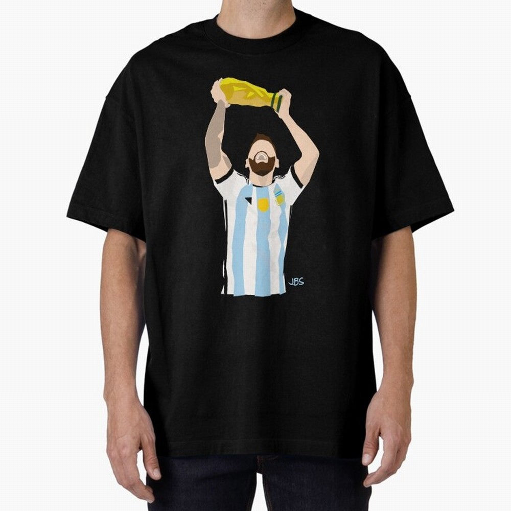 World Champion Messi Classic T-Shirt Enjoy Match Day Hype around FIFA World Cup 2026, Mbappe, France and Portugal, Football Festival Excitement, Trophy Ambitions, Country Rivalries and Star Player Buzz; Ideal for Football Dads, Football Moms,