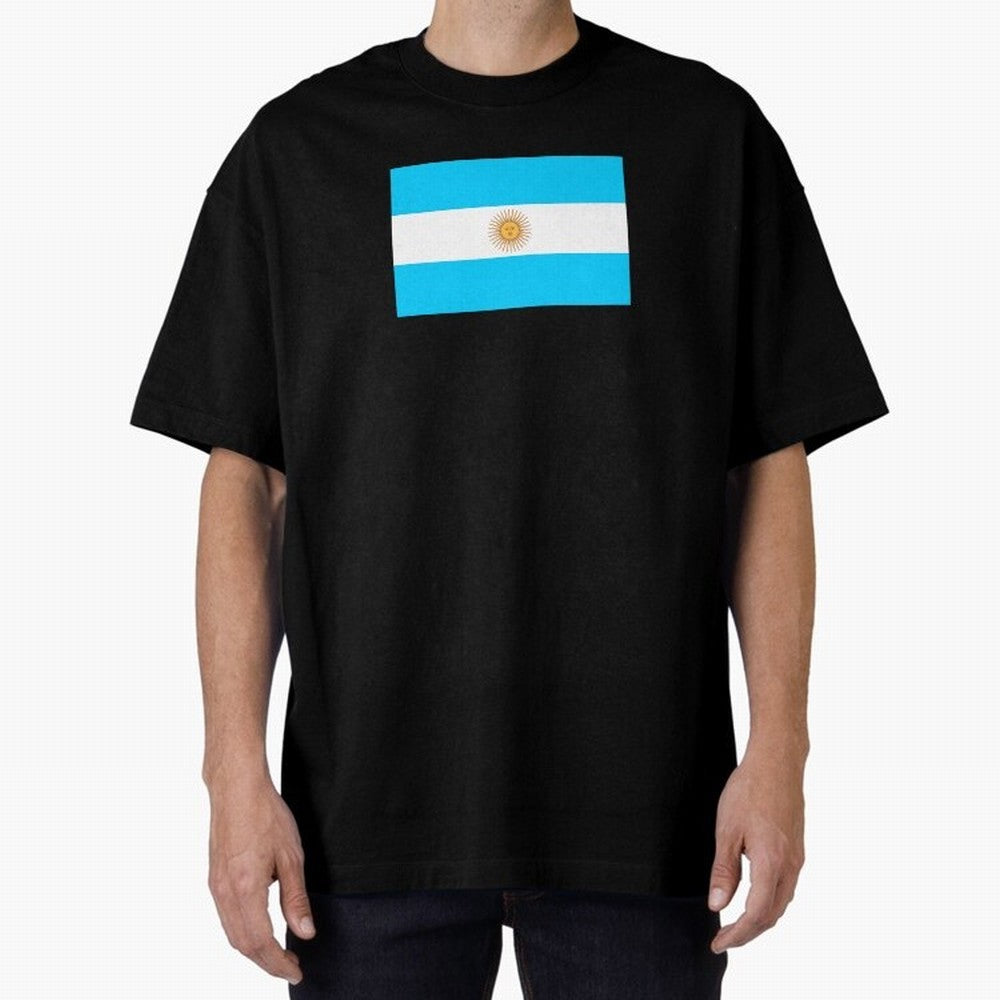ARGENTINA Oversized T-Shirt Bring Champion Energy into FIFA World Cup 2026 USA Canada Mexico Spirit, Driven by Brazil, CR7 and Messi, Global Supporter Spirit, Legendary Goals, National Colors and Tournament Celebration; Ideal for Passionate Fans