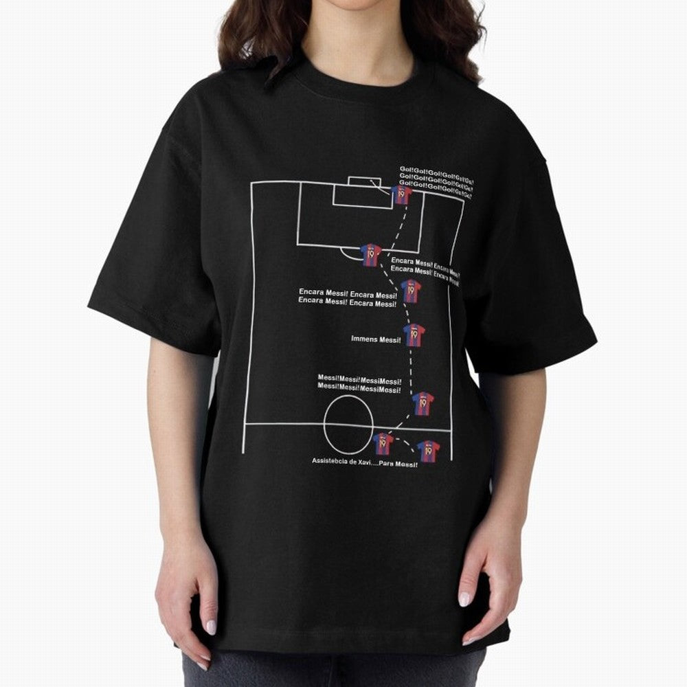 Encara messi gol gol gol Oversized T-Shirt Show Match Day Excitement for the FIFA World Cup 2026 Journey through CR7 Highlights, England and Germany Pride, Soccer Culture, Superstar Moments, National Team Dreams and Competitive Fire; Great for