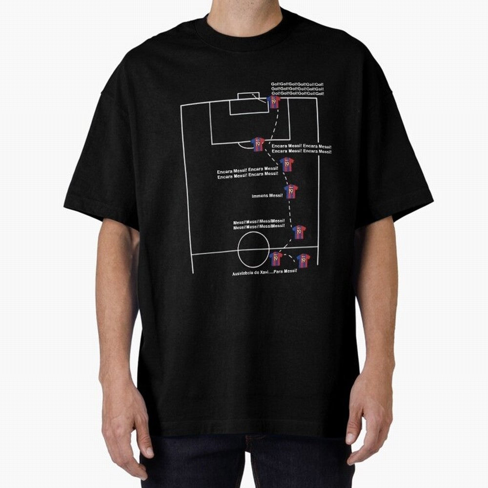 Encara messi gol gol gol Oversized T-Shirt Show Match Day Excitement for the FIFA World Cup 2026 Journey through CR7 Highlights, England and Germany Pride, Soccer Culture, Superstar Moments, National Team Dreams and Competitive Fire; Great for