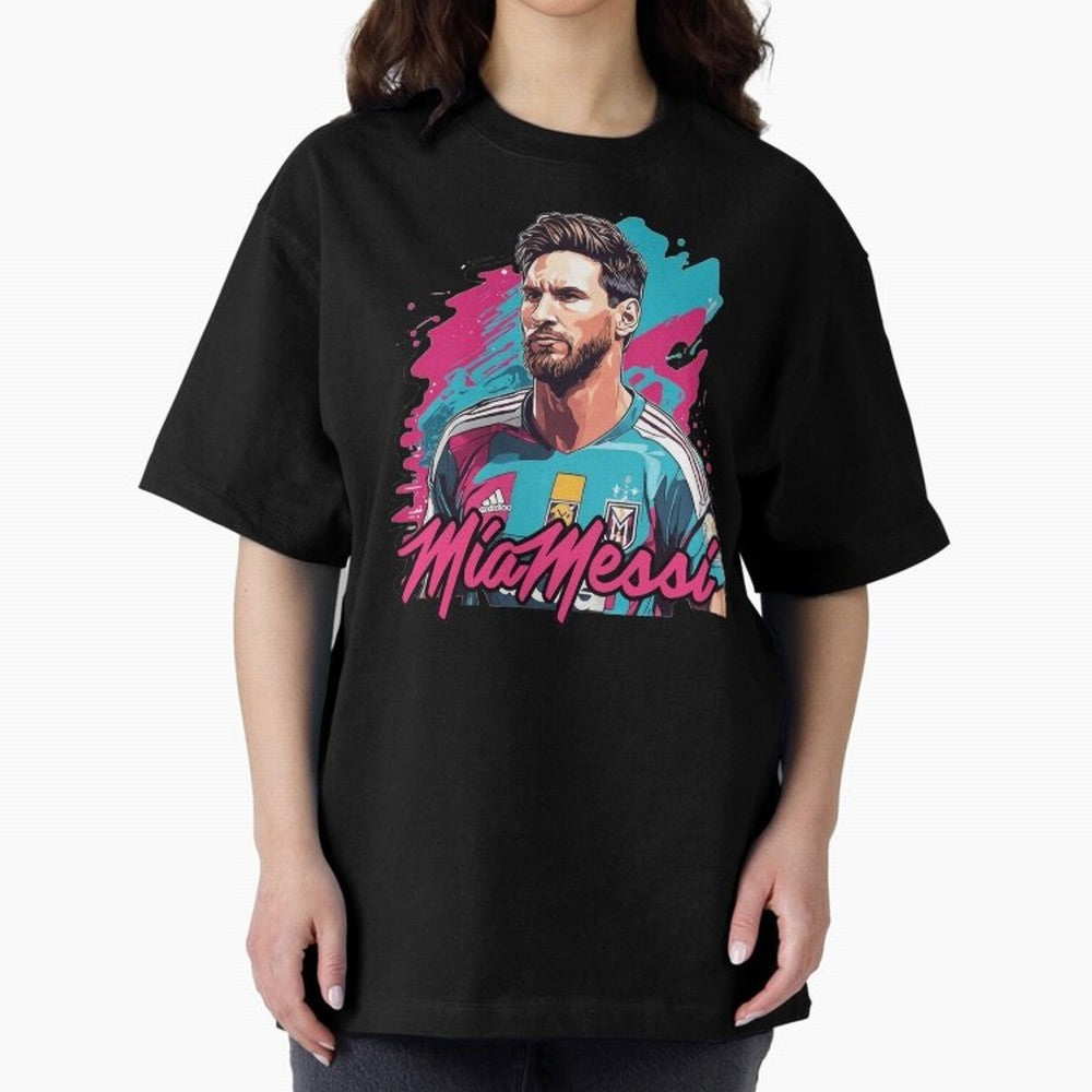 MiaMessi Premium Classic T-Shirt Show Fan Pride Across FIFA World Cup 2026 Inspired by CR7, Brazil Energy, Sports Nostalgia, International Competition, Famous Players and Unforgettable Victories; Ideal for Passionate Fans Who Love Underdog Stories,