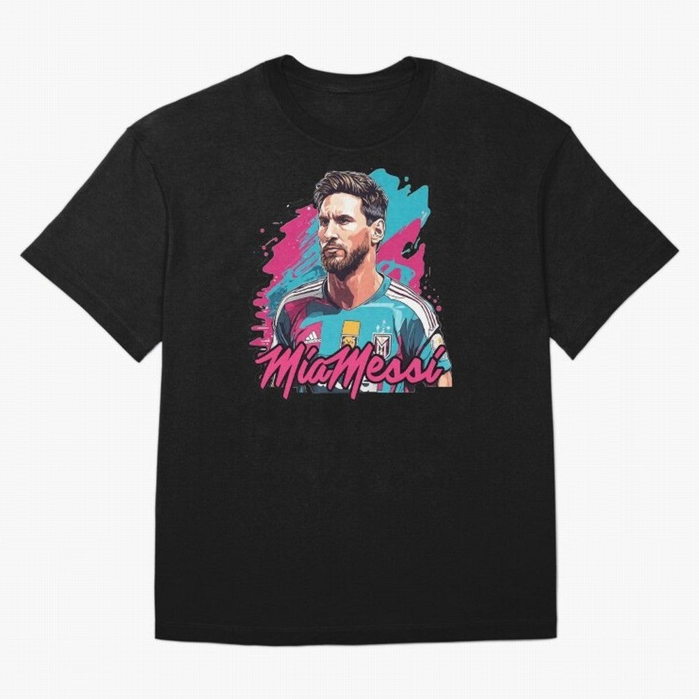 MiaMessi Premium Classic T-Shirt Show Fan Pride Across FIFA World Cup 2026 Inspired by CR7, Brazil Energy, Sports Nostalgia, International Competition, Famous Players and Unforgettable Victories; Ideal for Passionate Fans Who Love Underdog Stories,