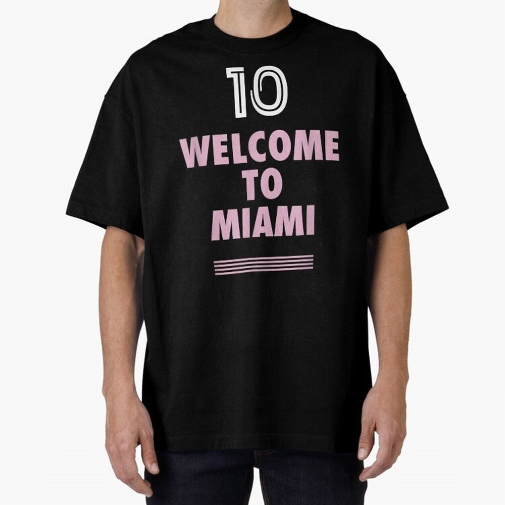 Welcome to Miami 10 - GOAT Classic T-Shirt Celebrate the Next Chapter of FIFA World Cup 2026 Group Stage Connected to Messi, CR7 and Mbappe, Spain and Netherlands Energy, Worldwide Fan Energy, Dramatic Goals, Stadium Lights and Championship