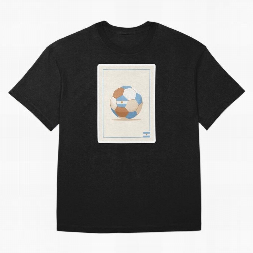 Football stamp sticker || Buenos Aires Vibes Classic T-Shirt Follow Global Football Passion for FIFA World Cup 2026 Group Stage, Celebrating Cristiano Ronaldo, Haaland and CR7, Argentina, France and Brazil, Classic Soccer Heritage, Championship