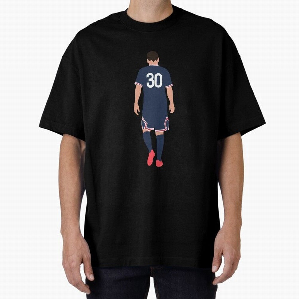 Leo Messi France Football Player Oversized T-Shirt Celebrate Rivalries and Pride in the FIFA World Cup 2026 USA Canada Mexico Journey through CR7 and Messi Highlights, England and Germany Pride, Retro Football Energy, Iconic Rivalries, Trophy Chase