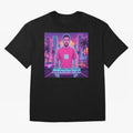 Inter Miami? Football Legend Messi Cyberpunk Retro Futurist Design (Version 3) Classic T-Shirt Represent Fans Who Live for Global Football Passion for FIFA World Cup 2026 Group Stage, Filled with Cristiano Ronaldo, Haaland and CR7, Germany, Match